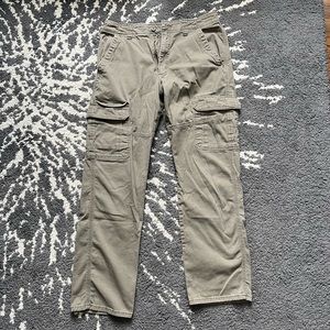 Grey Wrangler Cargo Pants